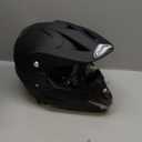 Adult ATV Dirt Bike Helmet with Goggles Gloves & Mask Quick Release Buckle Adjustable Sun Visor Motorcycle Adult Helmet Off-Road Motocross Downhill Moped MX for Unisex-Adult (Medium, Black)