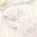 DeZerlor 30 Pack Ivory White Cheesecloth Napkins Washable Summer White Cloth Napkins Set of 30 Cotton Gauze Table Napkins Bulk 21x21 Inches for Wedding Bridal Baby Shower Dinner Birthday Party