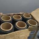 6 Pack Shrink Wrap Roll, 18 inch Wide Total 3546ft Industrial Stretch Film | Heavy Duty Shrink Wrap, Pallet Wrap for Furniture/Moving/Shipping/Packing/Transportation/Protection [Black]
