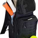 Professor Pickleball CourtCommander Backpack - Small and Efficient Pickleball Bag - Holds 4 Paddles, 6 Balls and Cup Holder - Tactical Style Lightweight Pickleball Backpack