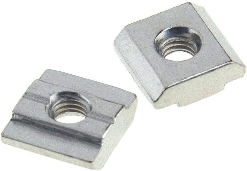 T Nuts Tee Sliding Slot Nuts 30 Series M6 Threaded Slide in Pre-Assembly for 30x30 Aluminum Extrusions Frame with Profile 3030 Sereis 8mm Slot for CNC Router Build Rail 3D Printer 24pcs