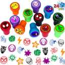 24 Pcs Spidey Stampers, Spidey Birthday Party Supplies, Goody Bag Treat Bag Stuff for Spidey Birthday Party Gifts