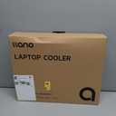 llano Gaming Laptop Cooler, V12 Laptop Cooling Pad Stand with 5.5inch Fan, Fast Cooling Computer Laptop 15.6-21in, Adjustable Speed, Touch Control, 3-Port USB A, A Mouse Pad Included