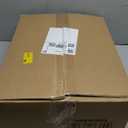 Ruqmuis Chair Cushions for Dining Chairs, 2" Thick Seat Cushions for Kitchen Chairs, D Shaped Chair Pads with Washable Cover, Ties and Non Slip Backing, 17'' x 16'', Set of 6, Brown