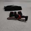 Mini Chainsaw Cordless 6 Inch, Handheld Electric Power Chain Saw with 2 Batteries, Portable Battery Powered Chainsaws for Tree Trimming Wood Cutting, Best Gifts for Dad, Husband,Women