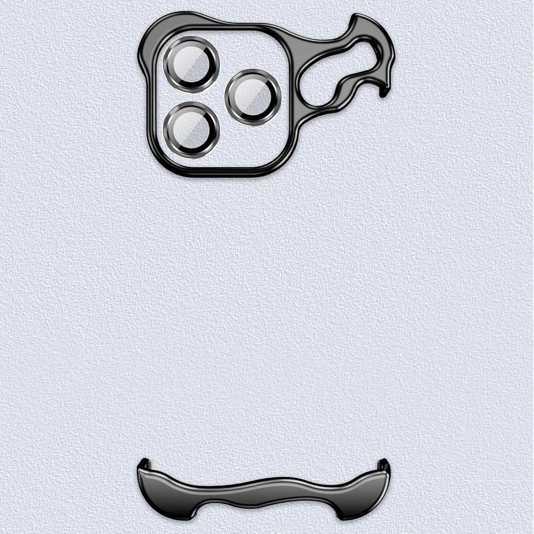 Metal Frameless Case for iPhone 15 Promax, Bezel Less Slim Hard Shockproof Ultra Thin for iPhone 15 Pro Max Case, Minimalist Aluminum Bumper Protective Cover for Men, Black Metal Frameless Case for iPhone 15 Promax, Bezel Less Slim Hard Shockproof Ultra Thin for iPhone 15 Pro Max Case, Minimalist Aluminum Bumper Protective Cover for Men, Black