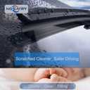 Rear Wiper Arm Blade Set for BMW X3 E83 2004-2010 Rear Windshield Wiper Arm Blade Assembly 61623400708