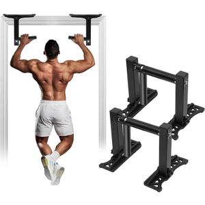 Upgrade Pull Up Bar for Doorway - Portable Strength Training Pull Up Bar Handles, Multi-functional Home Gym Fitness Equipment