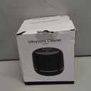 Ultrasonic Retainer Cleaner, 48kHz Denture Cleaner Machine with Dual Mode Digital Timer for Braces, Night Guard, Mouthguard, Toothbrush, Jewelry, 7.8OZ Dental Cleaning Pod (Black)