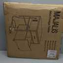 MAJALiS Mini Fridge Riser Stand Table Cabinet Shelf with Storage Space, 21.6"D x 21.6"W x 21.6"H