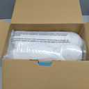 Emircey Clinical-Level Relief Cervical Neck Pillow for Sleeping, Orthopedic Contour Memory Foam Pillow for Side Sleepers, Cooling Reading Pillow for Neck Relief, Ergonomic for Back Stomach Sleepers (Snow White)