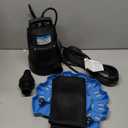 Acquaer 1/4 HP Automatic Swimming Pool Cover Pump with Pump Barrier Bag 2 Packs 19.7"x 17.7" Pond Pump Filter Bag with Drawstring, for Pool, Hot Tubs, Rooftops, Water Beds and more