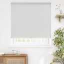 LazBlinds Cordless Cellular Shades, Blackout Privacy Honeycomb Shades for Home, Thermal Insulation Noise Reduction Blinds for Windows, 22'' W x 36'' H, White (Blackout-white)