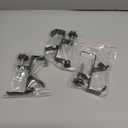 Desktop Hook Under-Table Handbag Hanger Wallet Hook Simple for Holiday Decoration Desktop Backpack Rack Headphone Hanger 4-Piece Hook Black