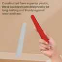 2pcs Tube Squeezing Aids - Red & White, Suitable for Lotions, Sauces, Pet Food & More