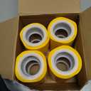 4 Rolls 260ft Lantern Fly Tree Tape Outdoor Adhesive Crawling Insect Trap Yellow Sticky Traps Sticky Barrier Protecting Trees Outdoor Indoor Fruit Tree Lawn Garden Control Aphids Ant Moth