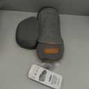 KITCADA Upgraded Neck Massager Pillow, 3-in-1 Neck Massager, Traction Massage with Heat, Neck Pillow for Shoulder Pain, Deep Tissue Pain Relief,Rechargeable TheraPillow (Gray)