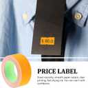 Pricing Labels,Label Sticker Paper,Labels Roll for Refill Prices Marking,Blank Prices and Date, for Retail Refill Tags,1 Sleeve, 10 Rolls, 5000 Grids,Random Color