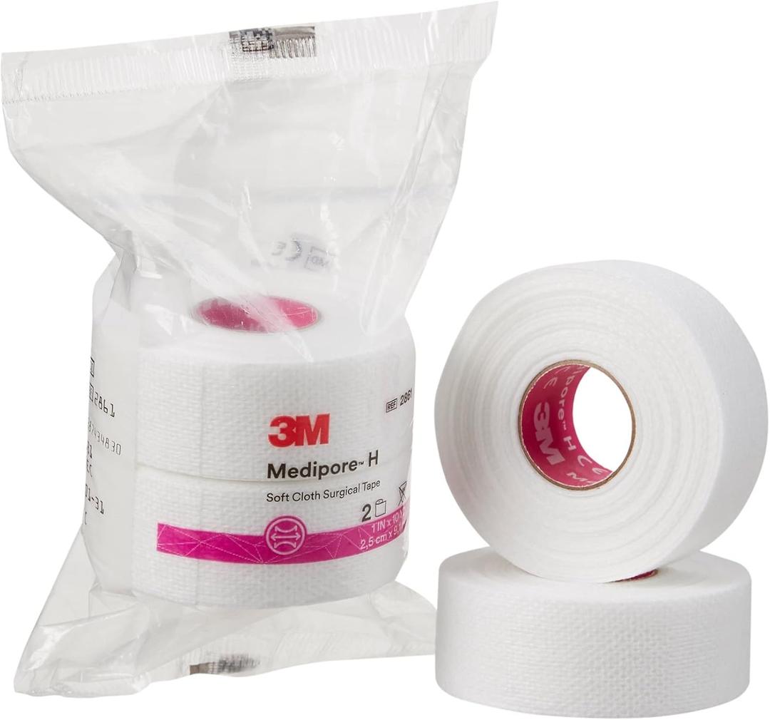 3M Medipore H Perforated Medical Tape 1" x 10 Yd 2861, 1 Pack, 2 /Pack