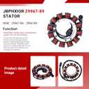 Stator Fit for Harley Davidson Sportster 883 XLH883 Roadster Police Hugger Custom Deluxe 1991-2006,Harley Davidson Sportster 1200 Sport Roadster Custom Anniversary1991-2006,OEM 29967-89