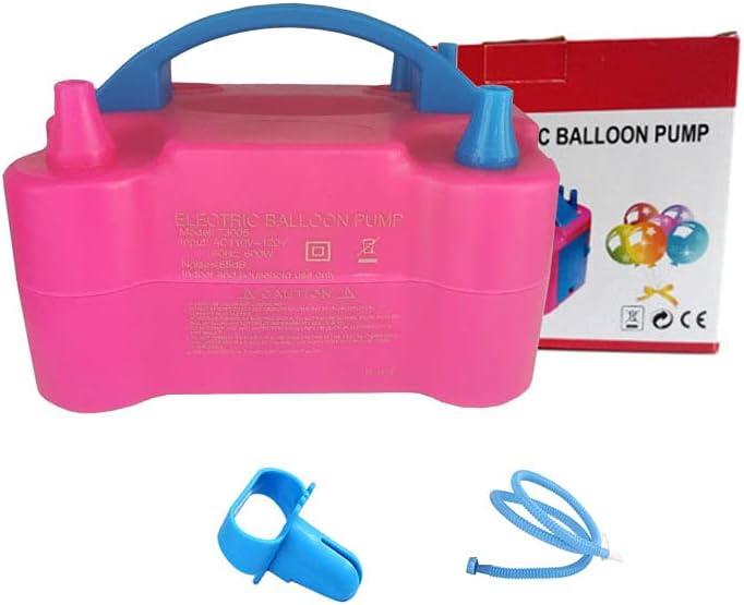 Balloons Air Pump Sohapy Dual-Nozzle Portable Electric Balloon Blower Pump/Electric Balloon Inflator for Decoration (110-120V 600W)