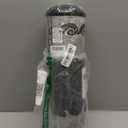 Black and White Kitchen Rugs,Non Skid Washable Microfiber mats for Kitchen Floor, Kitchen Rules Theme Cushioned Runner Rug Decor Sets of 2,Size 17"x 47"+17"x 30"