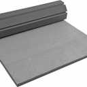 FlooringInc Rollout Carpet Cheer Mat, Gray, 3' x 6' x 1-3/ 8"