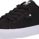 DC mens Manual Skate Shoe, Black/White, 9 US