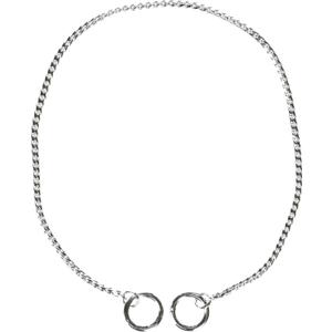 Guardian Gear X-Fine Chrome Snake-Chain Dog Collar, 16"