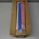 Reflective Driveway Markers - 50High Visiblility Driveway Reflectors Double Sided with Red & White Extra Thick Stainless Steel Pole - Rustproof for Road,Property Line,Yard,Snow Plowing - 8 Pack