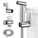 Handheld Bidet Sprayer for Toilet, BRITULIF Jet Sprayer for Toilet Muslim Shower, Adjustable Water Pressure with Bidet Attachment for Toilet for Feminine and Baby Wash