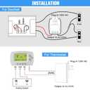 Feekoon UL Listed 16.5V 30VA Doorbell Transformer Plug in Compatible with Ring, Nest, Ecobee, 16.5 Volt Doorbell Transformer with PTC Fuse
