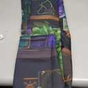 Gothic Skull Shower Curtain 60Wx72H Vintage Witchy Spooky Retro Wizard Magic Bookshelf Succulent Black Unique Cool Bathroom Decor Plant Mysterious Bath Curtain Fabric Polyester 12 Pack Hooks