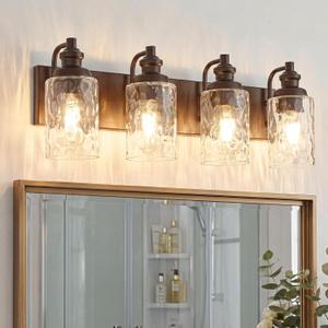 4-Light Bathroom Vanity Light Fixture Over Mirror, Oil-Rubbed Bronze