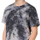 Boys Tie Dye Shirt Cotton Short Sleeve Tshirts for Boys Summer Tops Kids Clothes Size 5-14 Years