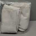 102 Inch Extra Long Curtains,Sheer Linen Boho Farmhouse Taupe Natural Floral Pattern Faux Embroidered Geometric Curtains for Living Room Bedroom 2 Panels Set