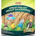 Living World – Millet Spray for Birds, 17.6 Oz – Premium Treat for Budgies, Canaries, Finches, Cockatiels and Other Pet Birds 6 Pcs
