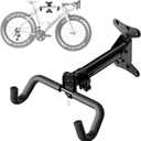 Bike Wall Mount Hanger - Adjustable Horizontal Bicycle Storage Rack for Garage and Home - Metal Hook Holder for Road, Mountain, and Hybrid Bikes (One Pack)