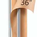 36 Inch Mobile Vertical Paper Roll Dispenser with Wheels