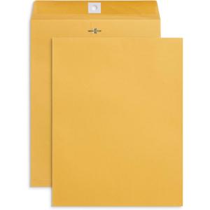 Blue Summit Supplies 100 10 x 13 Clasp Envelopes with Gummed Seal, Large Clasp Mailing Envelopes Made From 28lb Kraft Paper, For Mailing Larger Papers or Magazine, Bulk 100 Pack (Brown)