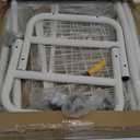 ALIMORDEN Laundry Cart with Clothes Rack, Rolling Laundry Butler with Wire Storage RackBlack (White)