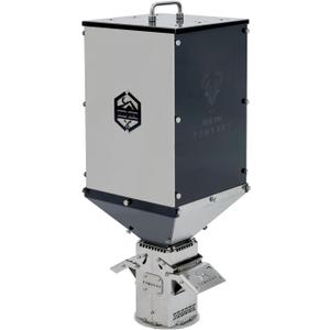 TOMOUNT Pellet Bin with Burner for Tent Stove 304 Stainless Steel for Wood Stove