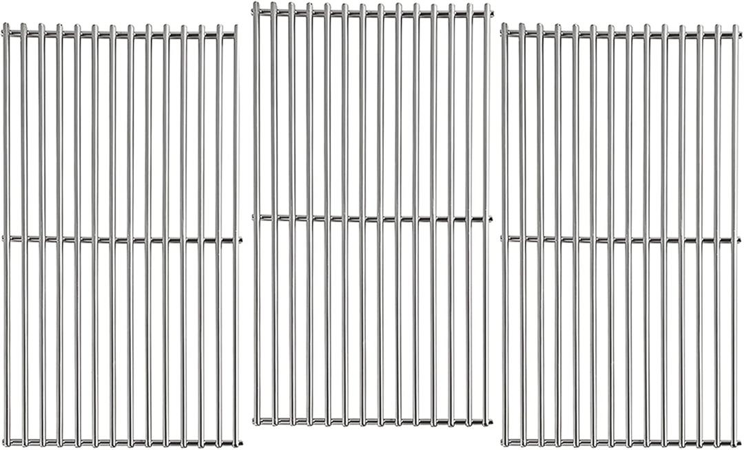 18 13/16" 7MM Solid Stainless Steel Cooking Grates Replacement Parts for Kitchen Aid 720-0826E 720-0990C 720-0709C 750-0780 860-0003C, Parts for Nexgrill 720-0709B