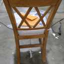 Signature Design by Ashley Havonplane Rustic Armless 25.63" Counter Height Upholstered Bar Stool with Foot Rest, Set of 1 Light Brown & Light Gray