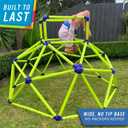 Eezy Peezy Climber with Top - Active Indoor Outdoor Play Set Climbing Dome Equipment Toys - Fun for Kids Ages 3 to 6 Years Old, Green and Blue