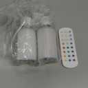 10000mAh Rechargeable Led Corn Light Bulb,Battery Operated Light Bulb with Remote Control, E26, 60W Equivalent, 800Lum, 3 Color Temperatures, 12 RGB, Emergency Lamp, 2PC