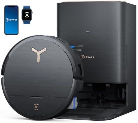 ECOVACS DEEBOT X9 PRO Omni Robot Vacuum and Mop, 16,600Pa Blast Suction, OZMO Roller Instant Self-Washing Mop, ZeroTangle 3.0, Triple Lift System, AI Navigation, Hands-Free Omni Station