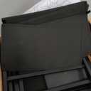 YILQQPER Narrow Dresser for Bedroom, Slim Dresser Storage Tower, Chest of 4 Fabric Drawers with Wood Shelf, Bathroom Organizers and Storage for Small Spaces, Laundry, Closet, White