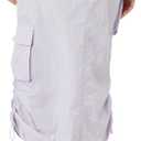 Forever 21 Women's Cargo Midi Skirt (Purple, XS)