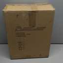 Fiqevs 3 Globe Mid Century Modern Floor Lamp, 3 x 800LM LED Bulbs Included, Matt Black Standing Lamp with Sphere Frosted Glass Shade, Vintage Retro Tall Pole Lamp for Living Room, Bedroom Office